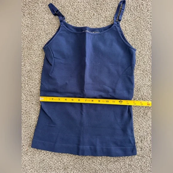 Set of 2 Shapermint Essentials All Day Camis - Navy and Black Compression Tanks - Picture 2 of 7